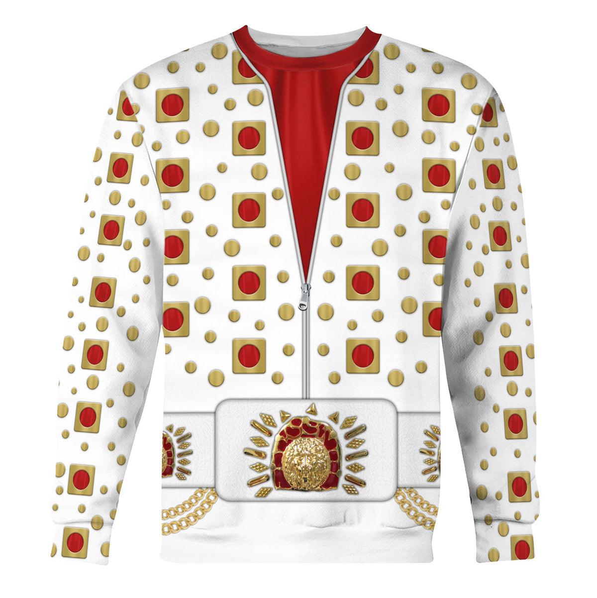 Gearhomie Elvis Eyelet Suit Costume Hoodie Sweatshirt T-Shirt Sweatpants - Gearhomie.com