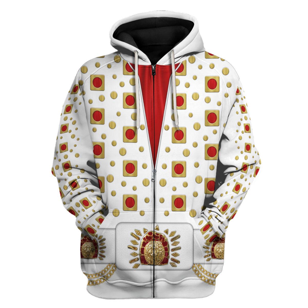 Gearhomie Elvis Eyelet Suit Costume Hoodie Sweatshirt T-Shirt Sweatpants - Gearhomie.com