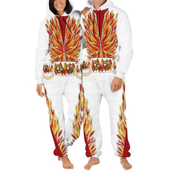Gearhomie Elvis Flame jumpsuit Costume - Gearhomie.com