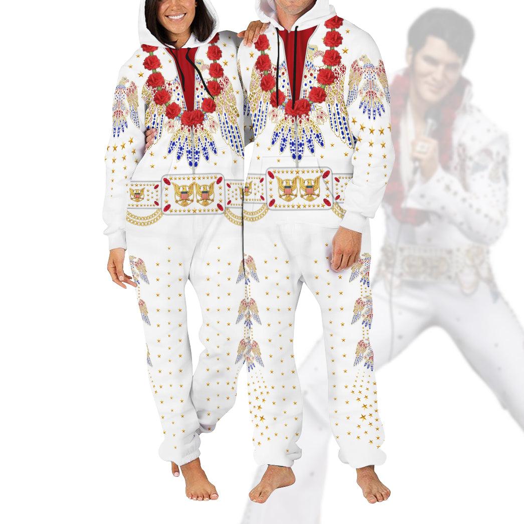 Gearhomie Elvis Flower jumpsuit Costume - Gearhomie.com