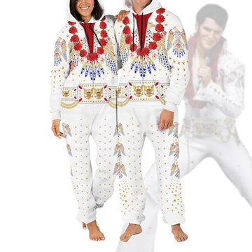 Gearhomie Elvis Flower jumpsuit Costume - Gearhomie.com