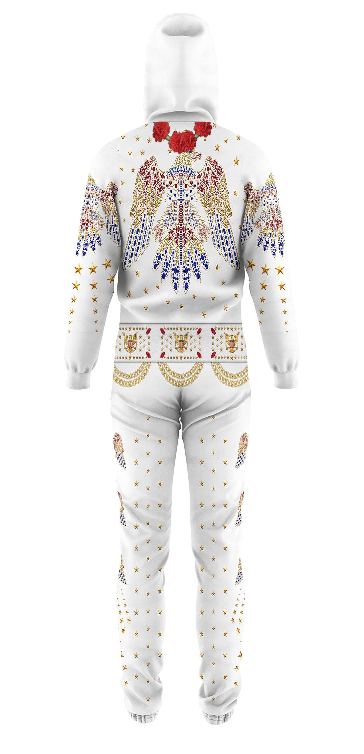 Gearhomie Elvis Flower jumpsuit Costume - Gearhomie.com