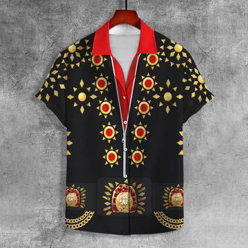 CustomsPig Elvis Matador UNISEX CASUAL HAWAIIAN SHIRT - CustomsPig.com