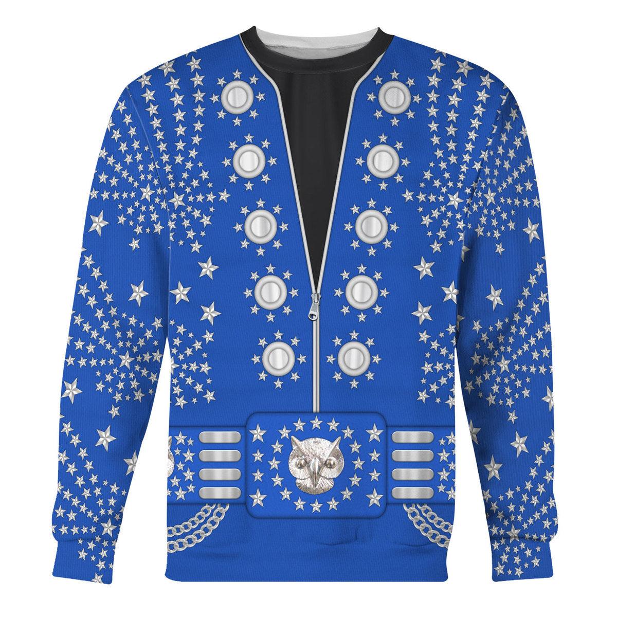 Gearhomie Elvis Owl Costume Hoodie Sweatshirt T-Shirt Sweatpants - Gearhomie.com