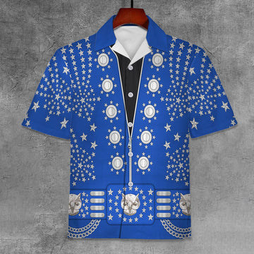 Gearhomie Elvis Owl Unisex Hawaii Shirt - Gearhomie.com