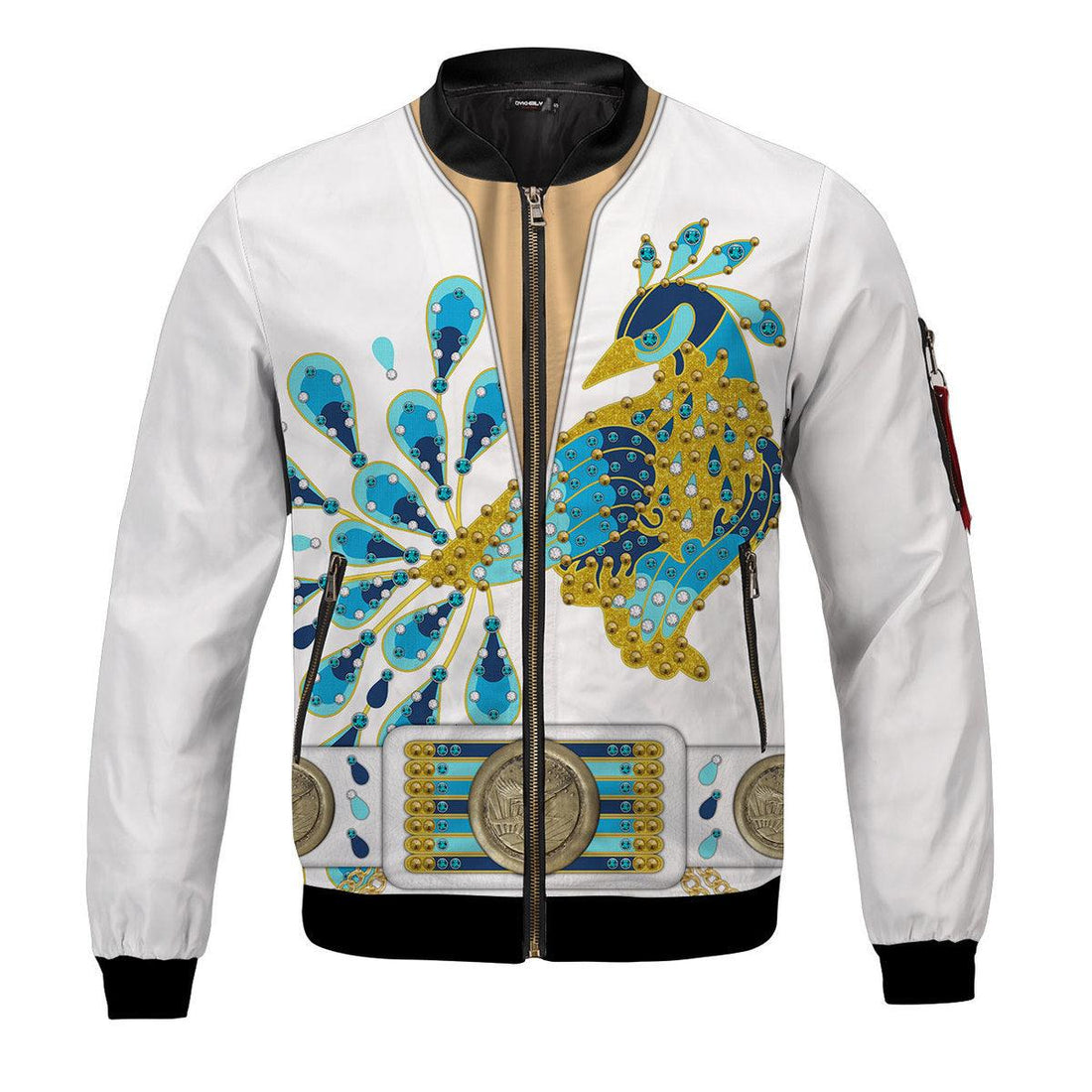 Gearhomie Elvis Peacock Bomber Jacket - Gearhomie.com