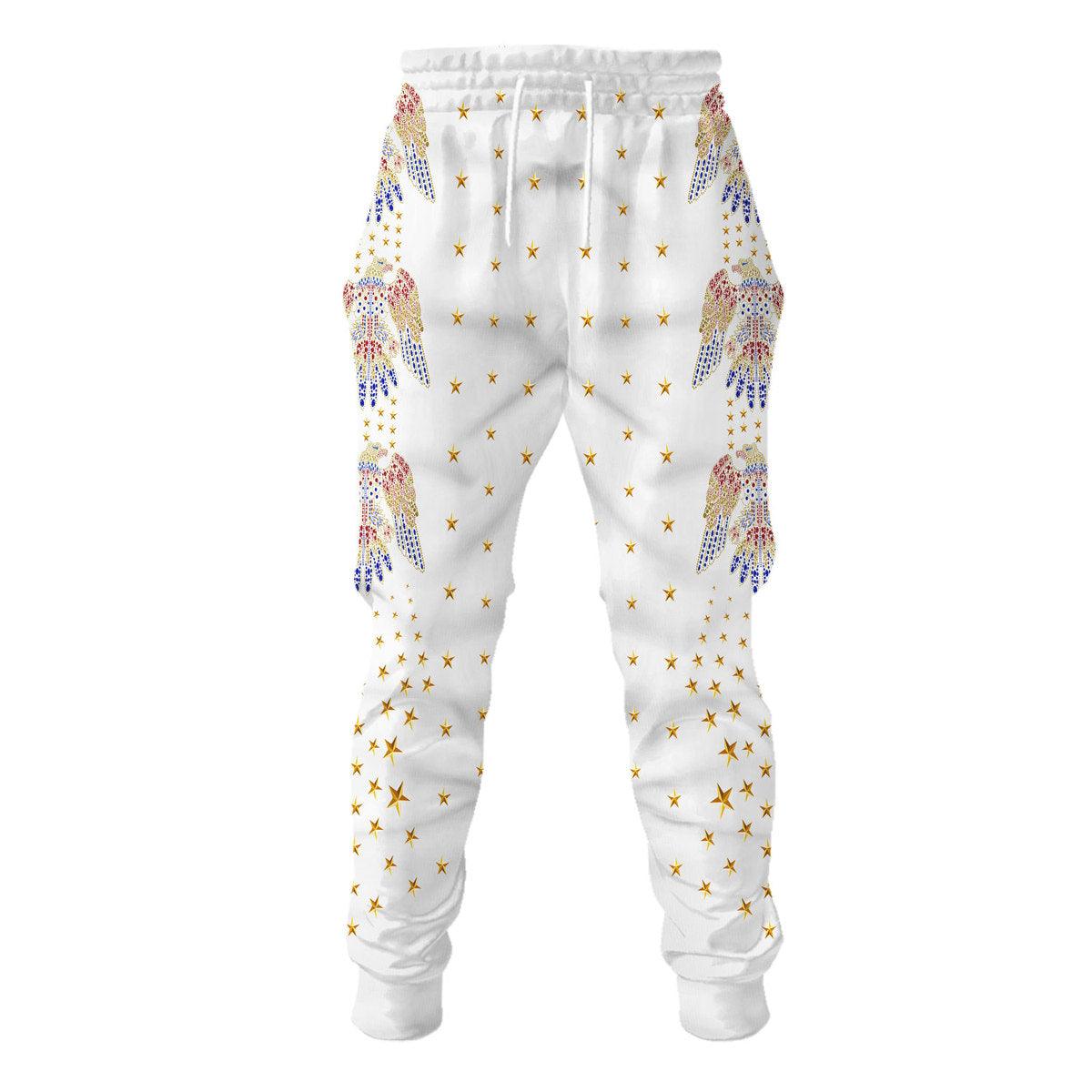 Gearhomie Elvis Presley Costume Hooded Blanket Sweatpants - Gearhomie.com