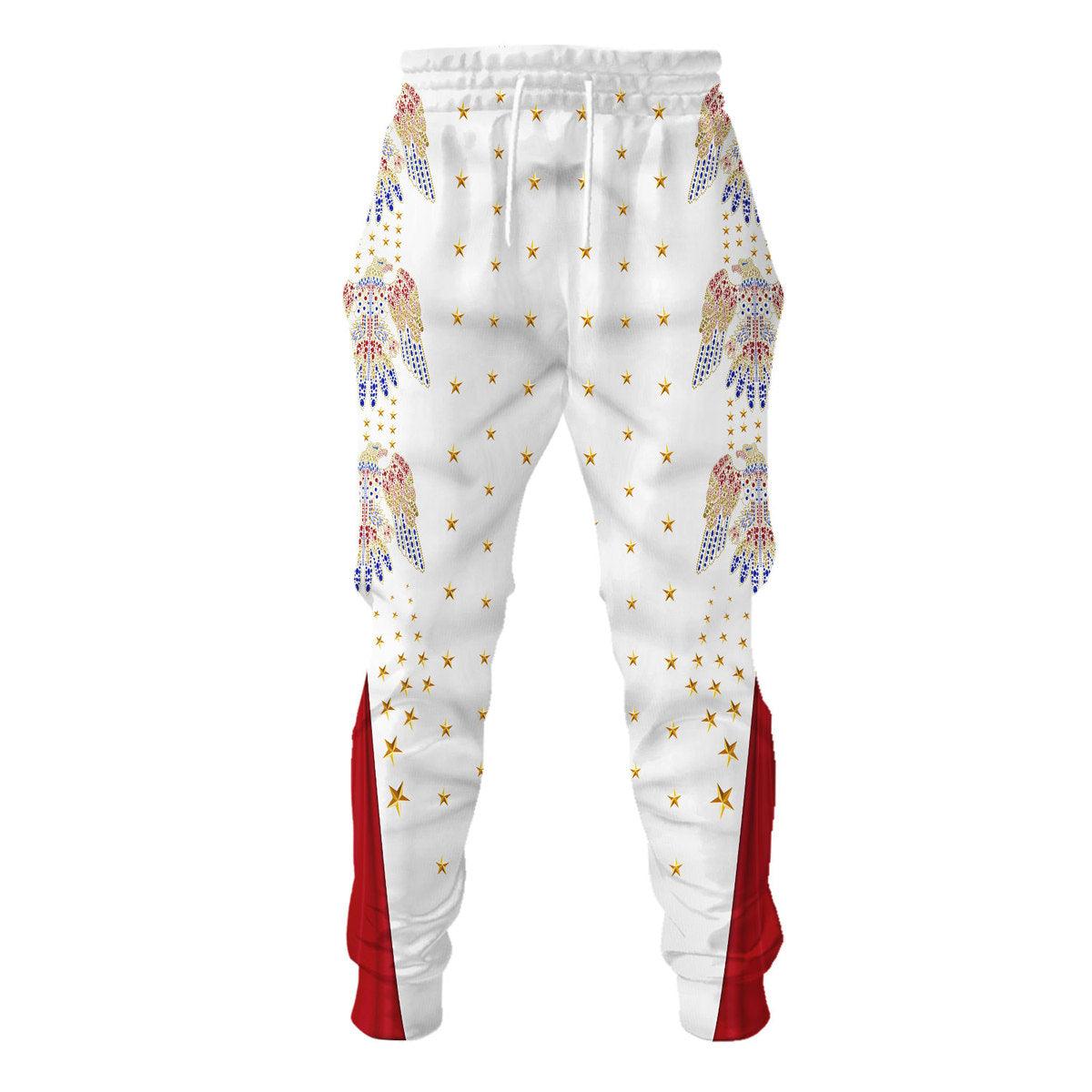 Gearhomie Elvis Presley Costume Hoodie Dress Swatpants - Gearhomie.com