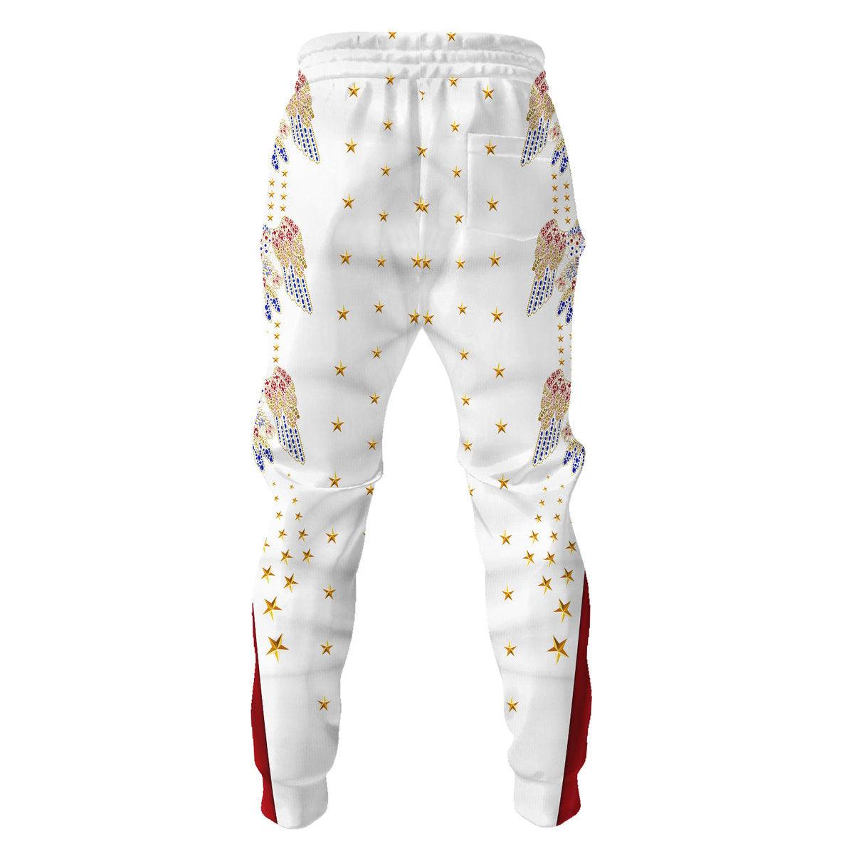 Gearhomie Elvis Presley Costume Hoodie Dress Swatpants - Gearhomie.com
