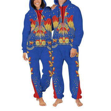 Gearhomie Elvis Presley EAGLE Blue jumpsuit Costume - Gearhomie.com