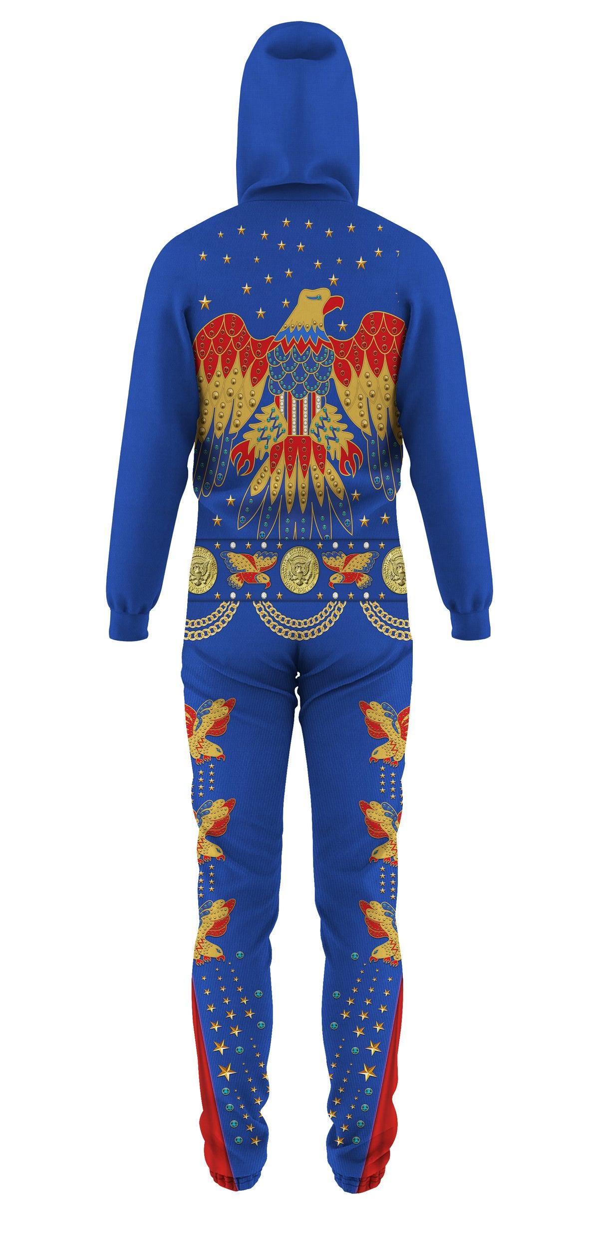 Gearhomie Elvis Presley EAGLE Blue jumpsuit Costume - Gearhomie.com