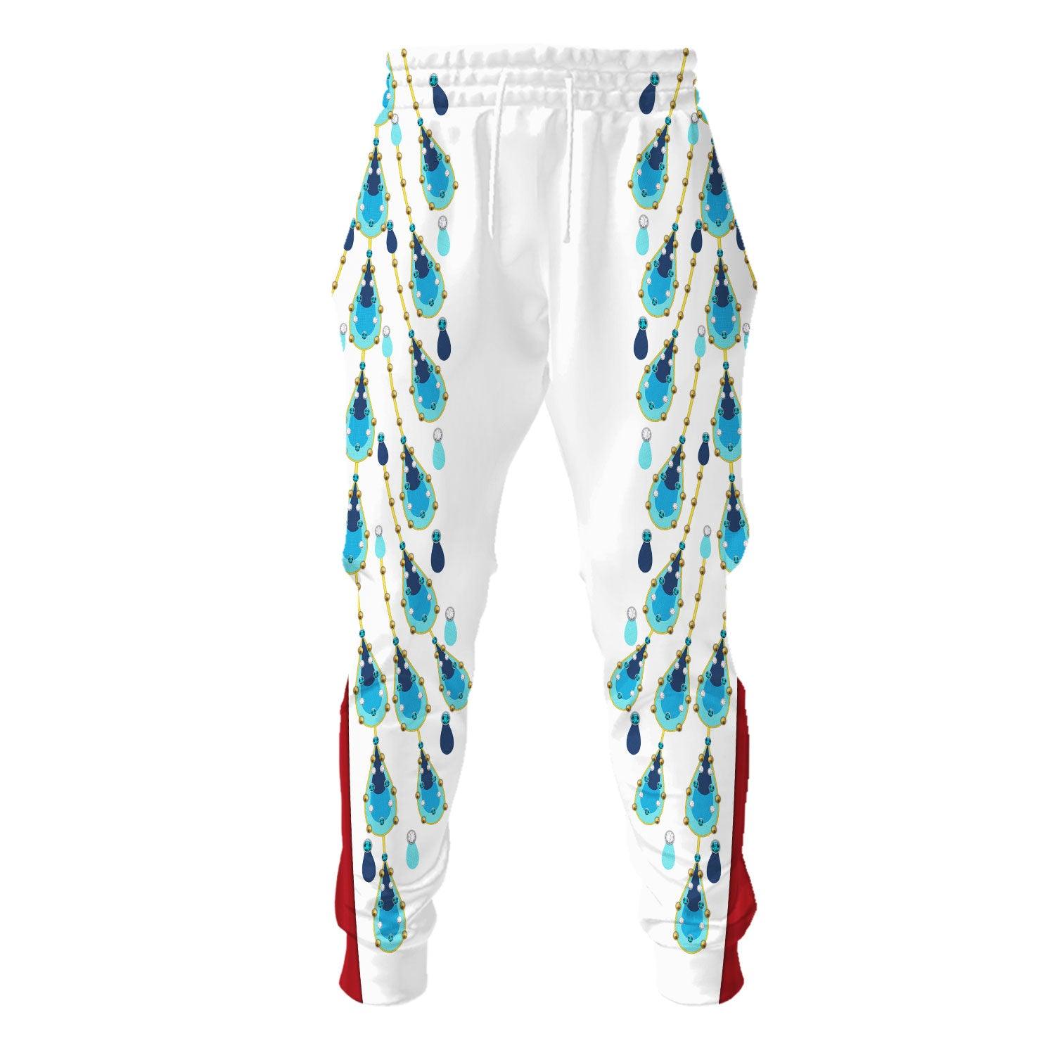 Gearhomie Elvis Presley Peacock Outfit Costume Ver 2 Hoodie Sweatshirt T-Shirt Sweatpants - Gearhomie.com