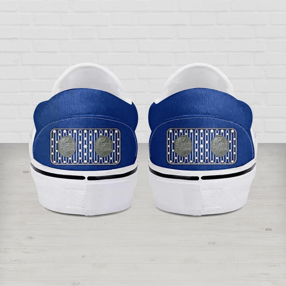 Gearhomie Elvis Presley Silver Phoenix (1975) Slip On Shoes - Gearhomie.com