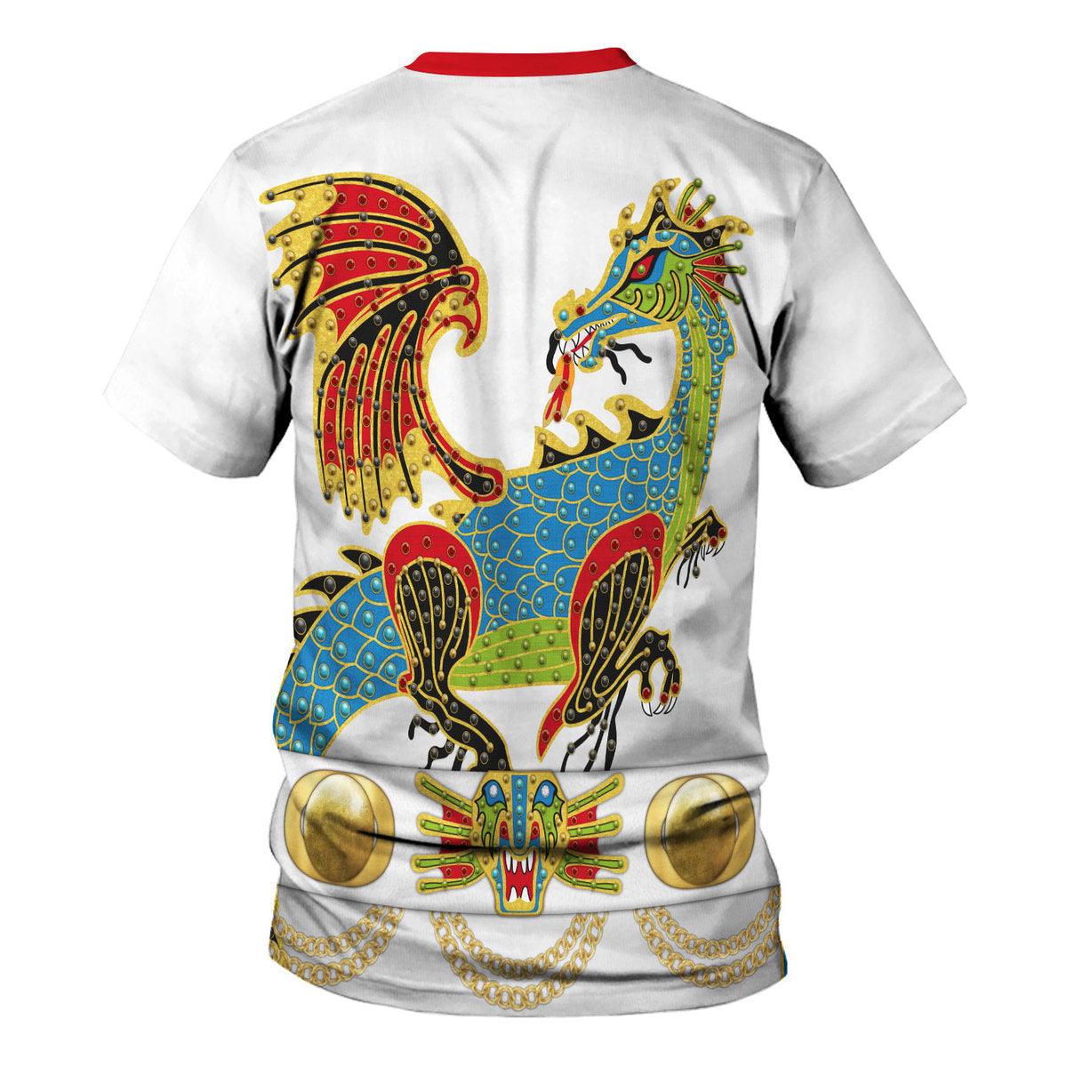 Gearhomie Elvis Presley The Dragon Outfit Costume Hoodie Sweatshirt T-Shirt Sweatpants - Gearhomie.com