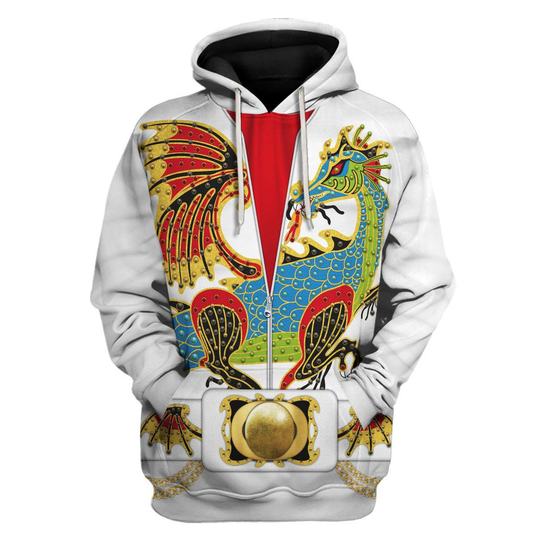 Gearhomie Elvis Presley The Dragon Outfit Costume Hoodie Sweatshirt T-Shirt Sweatpants - Gearhomie.com