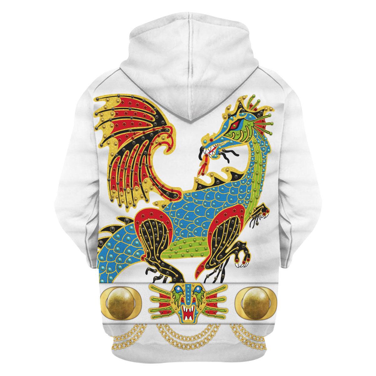 Gearhomie Elvis Presley The Dragon Outfit Costume Hoodie Sweatshirt T-Shirt Sweatpants - Gearhomie.com
