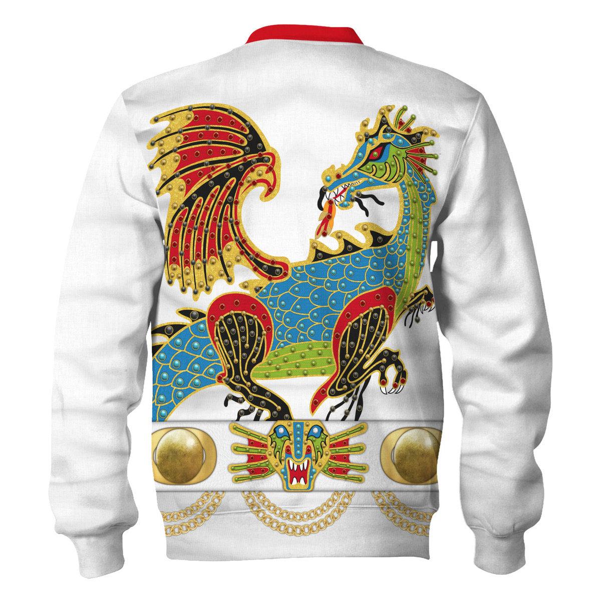 Gearhomie Elvis Presley The Dragon Outfit Costume Hoodie Sweatshirt T-Shirt Sweatpants - Gearhomie.com