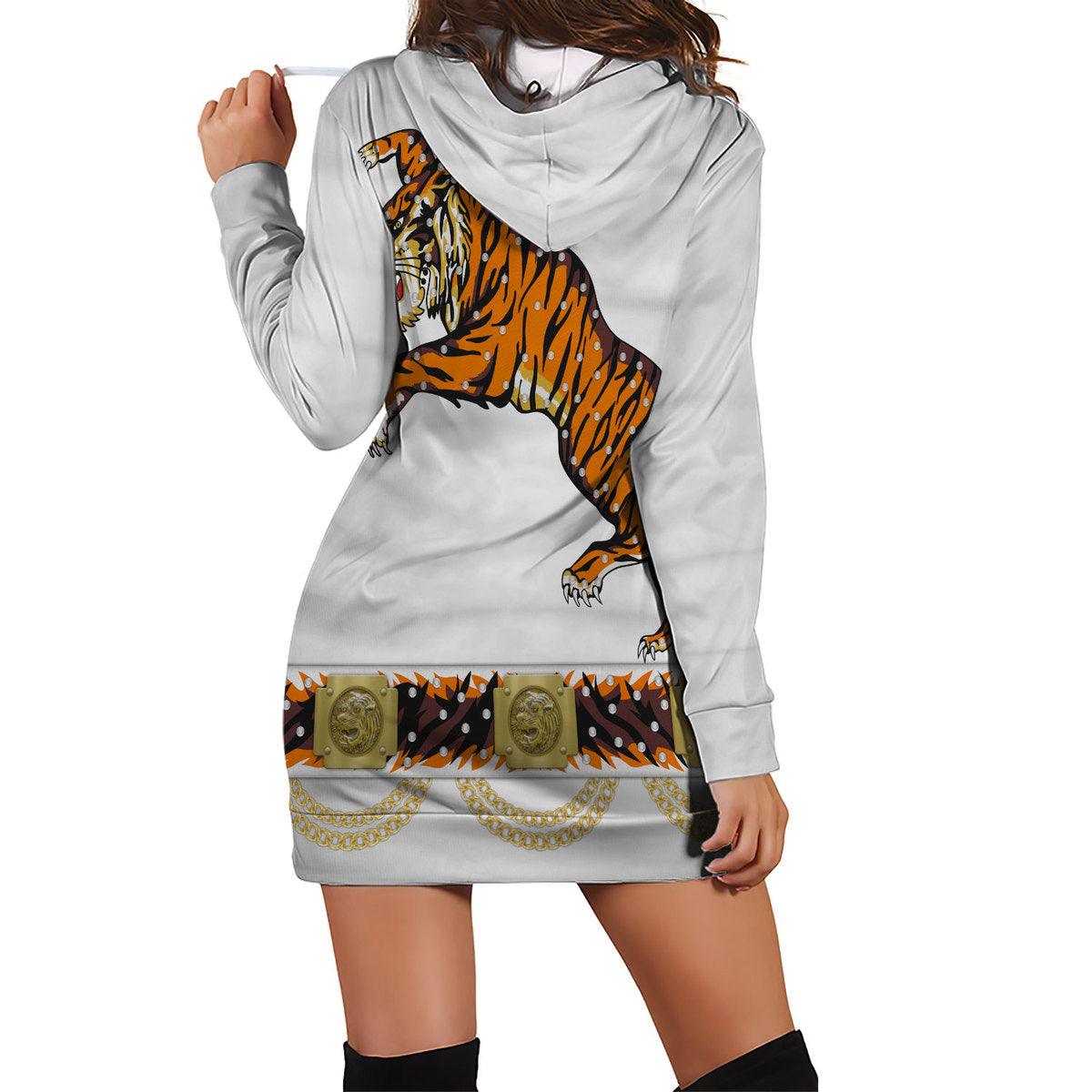 Gearhomie Elvis Presley Tiger Outfit Costume Hoodie Dress Sweatpants - Gearhomie.com