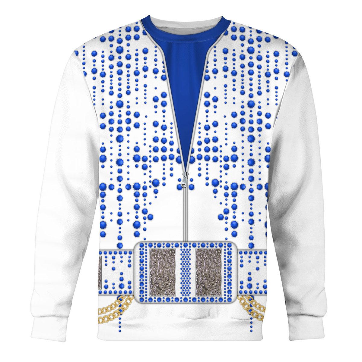 Gearhomie Elvis Raindrop Costume Hoodie Sweatshirt T-Shirt Sweatpants - Gearhomie.com