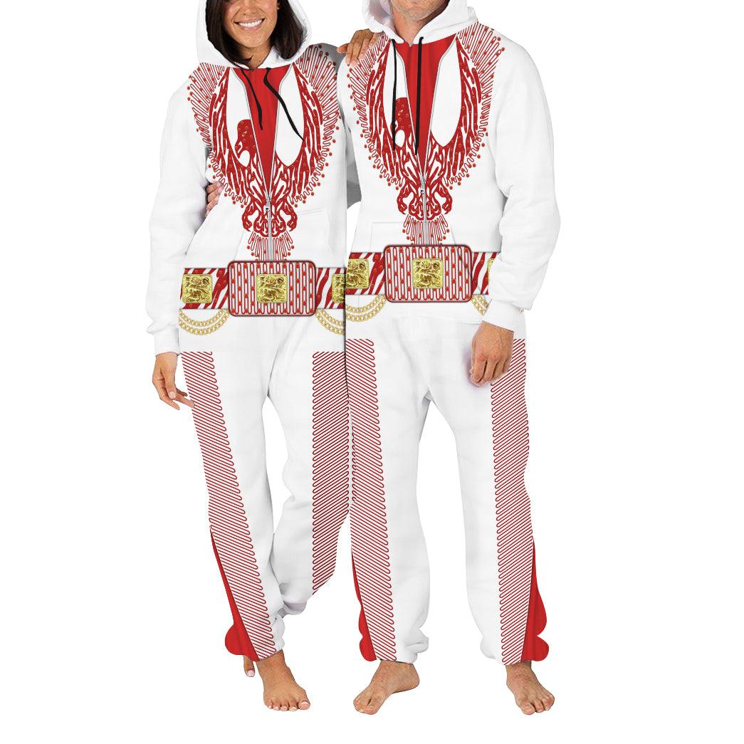 Gearhomie Elvis Red Phoenix jumpsuit Costume - Gearhomie.com