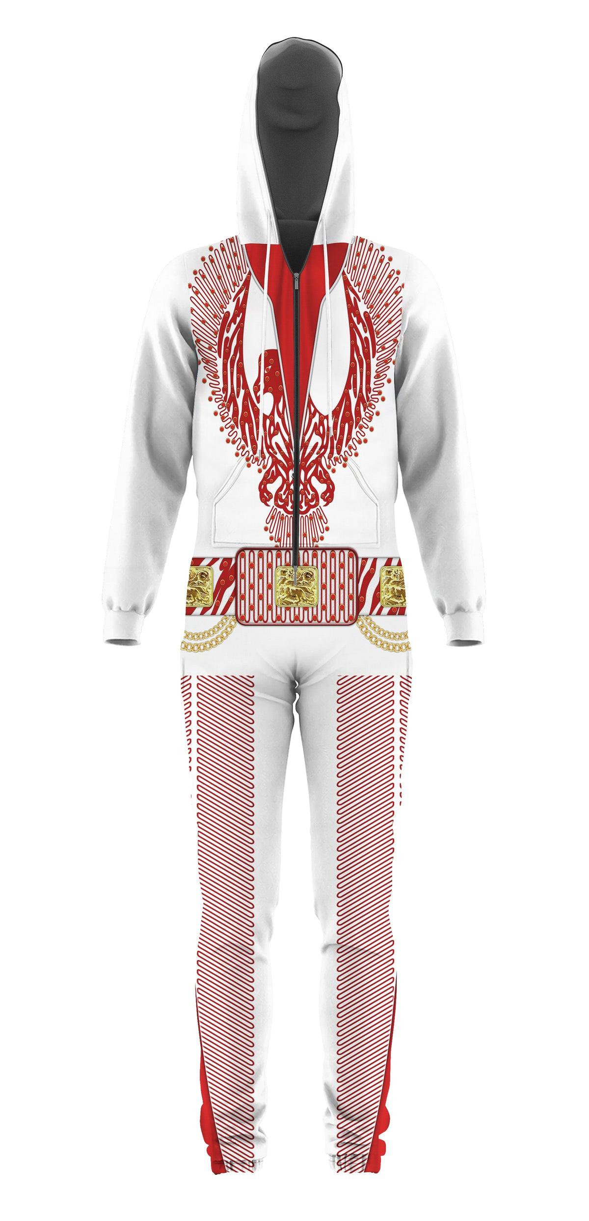 Gearhomie Elvis Red Phoenix jumpsuit Costume - Gearhomie.com