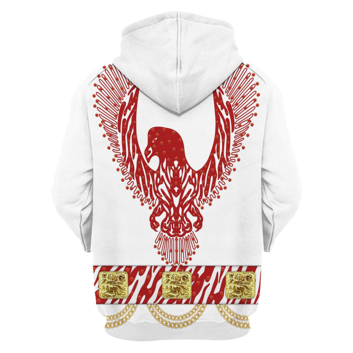 Gearhomie Elvis Red Phoenix Suit Costume Hoodie Sweatshirt T-Shirt Sweatpants - Gearhomie.com