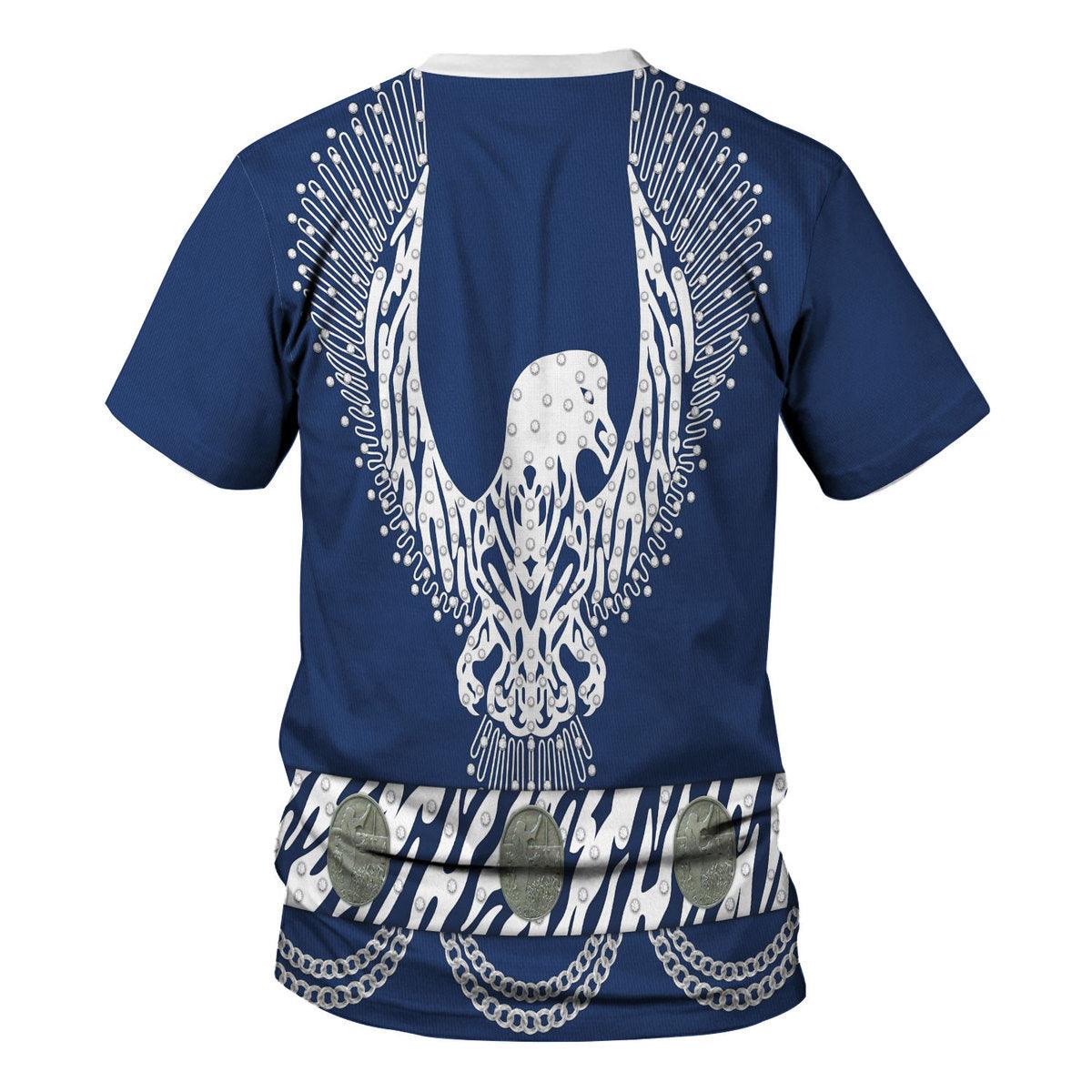 Gearhomie Elvis Silver Phoenix Costume Hoodie Sweatshirt T-Shirt Sweatpants - Gearhomie.com
