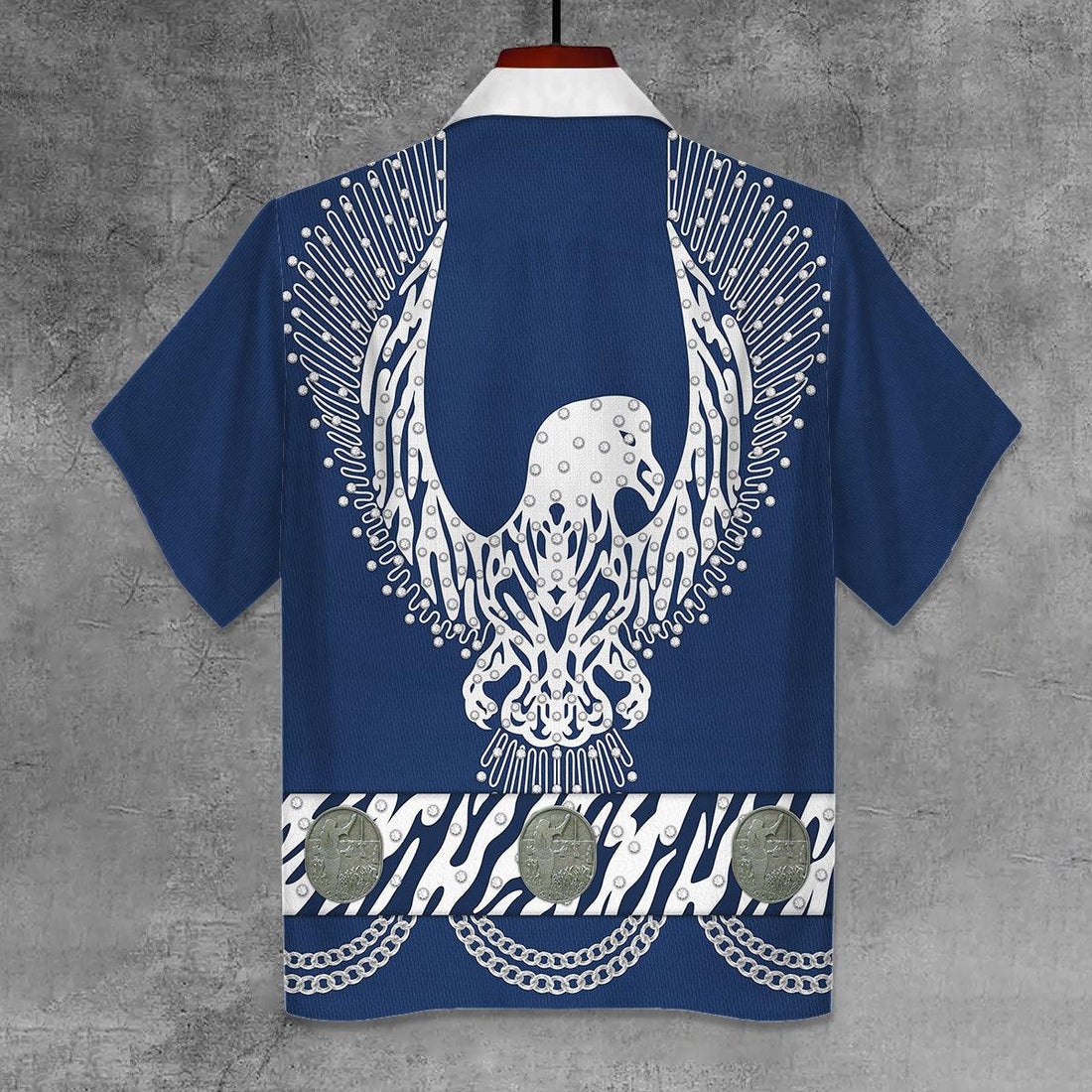 CustomsPig Elvis Silver Phoenix Unisex Hawaii Shirt - CustomsPig.com