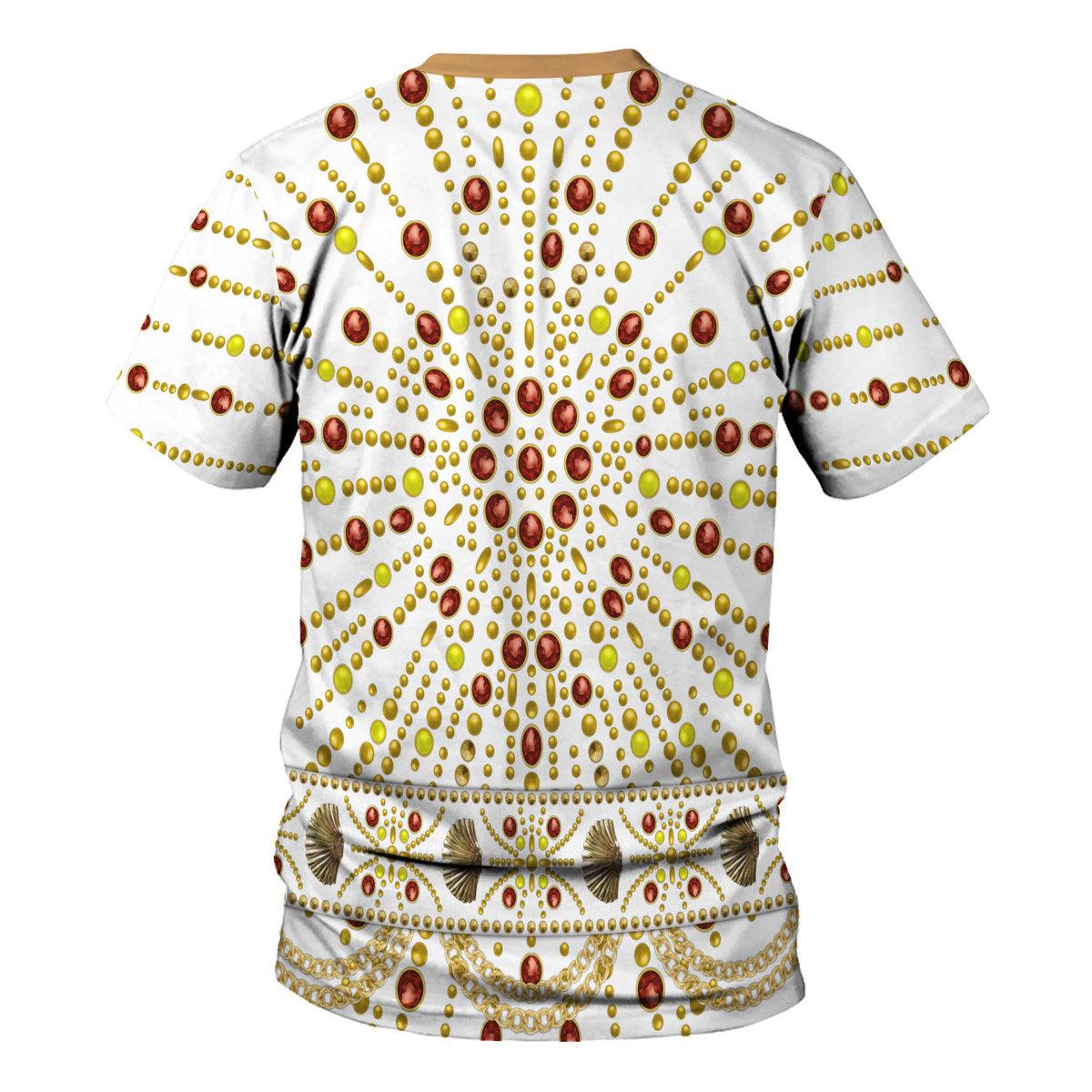 Gearhomie Elvis Sunburst Costume Hoodie Sweatshirt T-Shirt Sweatpants - Gearhomie.com