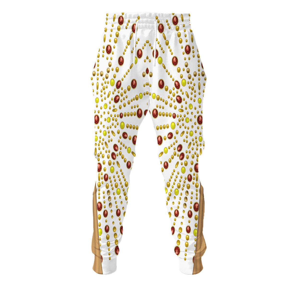 Gearhomie Elvis Sunburst Costume Hoodie Sweatshirt T-Shirt Sweatpants - Gearhomie.com