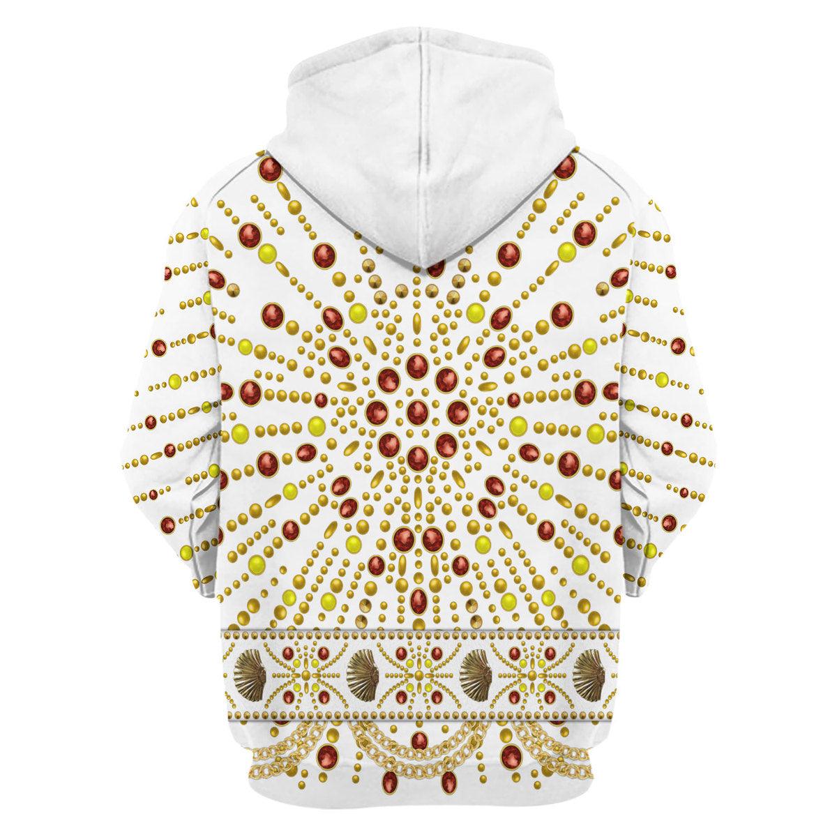 Gearhomie Elvis Sunburst Costume Hoodie Sweatshirt T-Shirt Sweatpants - Gearhomie.com