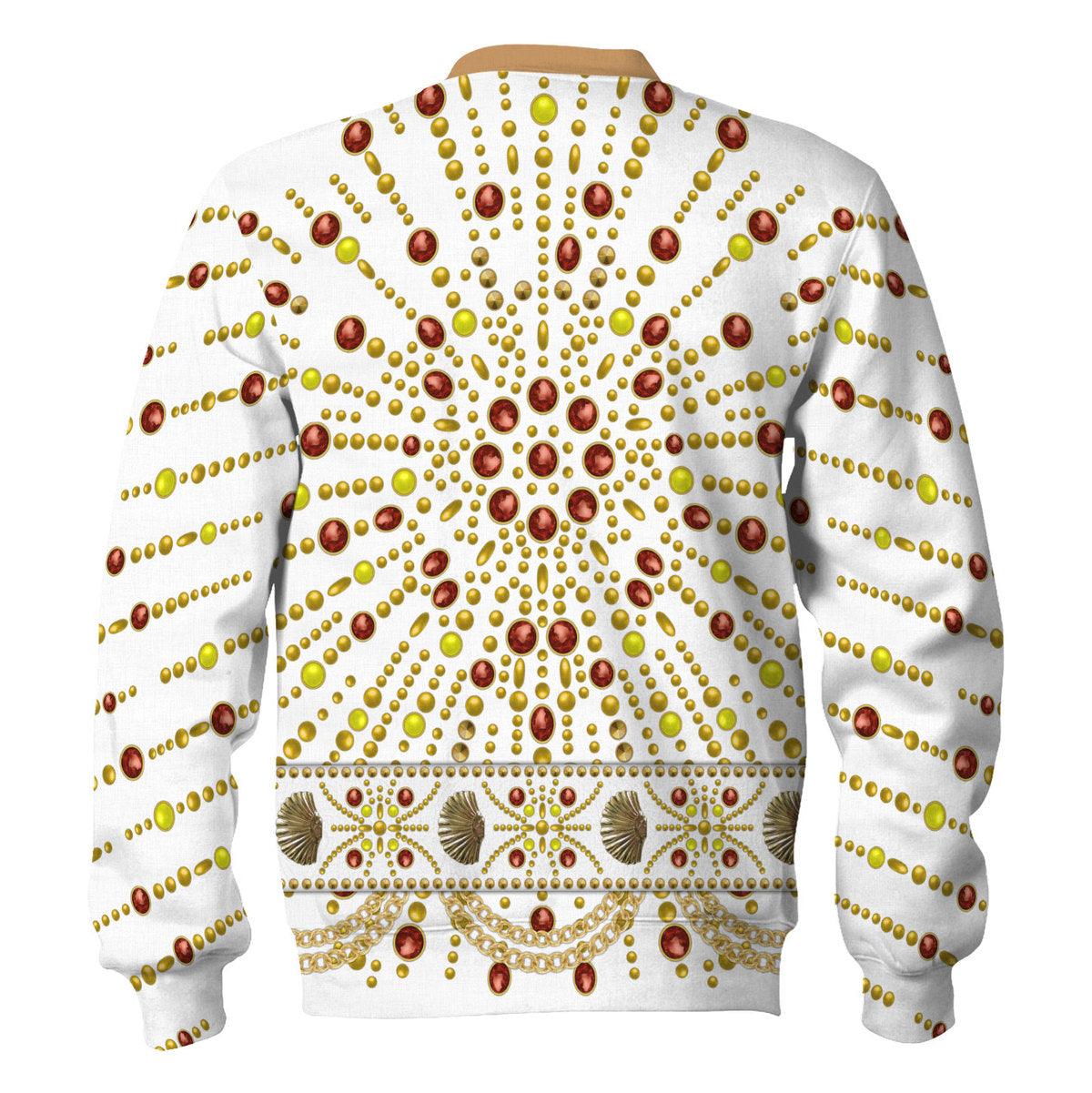 Gearhomie Elvis Sunburst Costume Hoodie Sweatshirt T-Shirt Sweatpants - Gearhomie.com