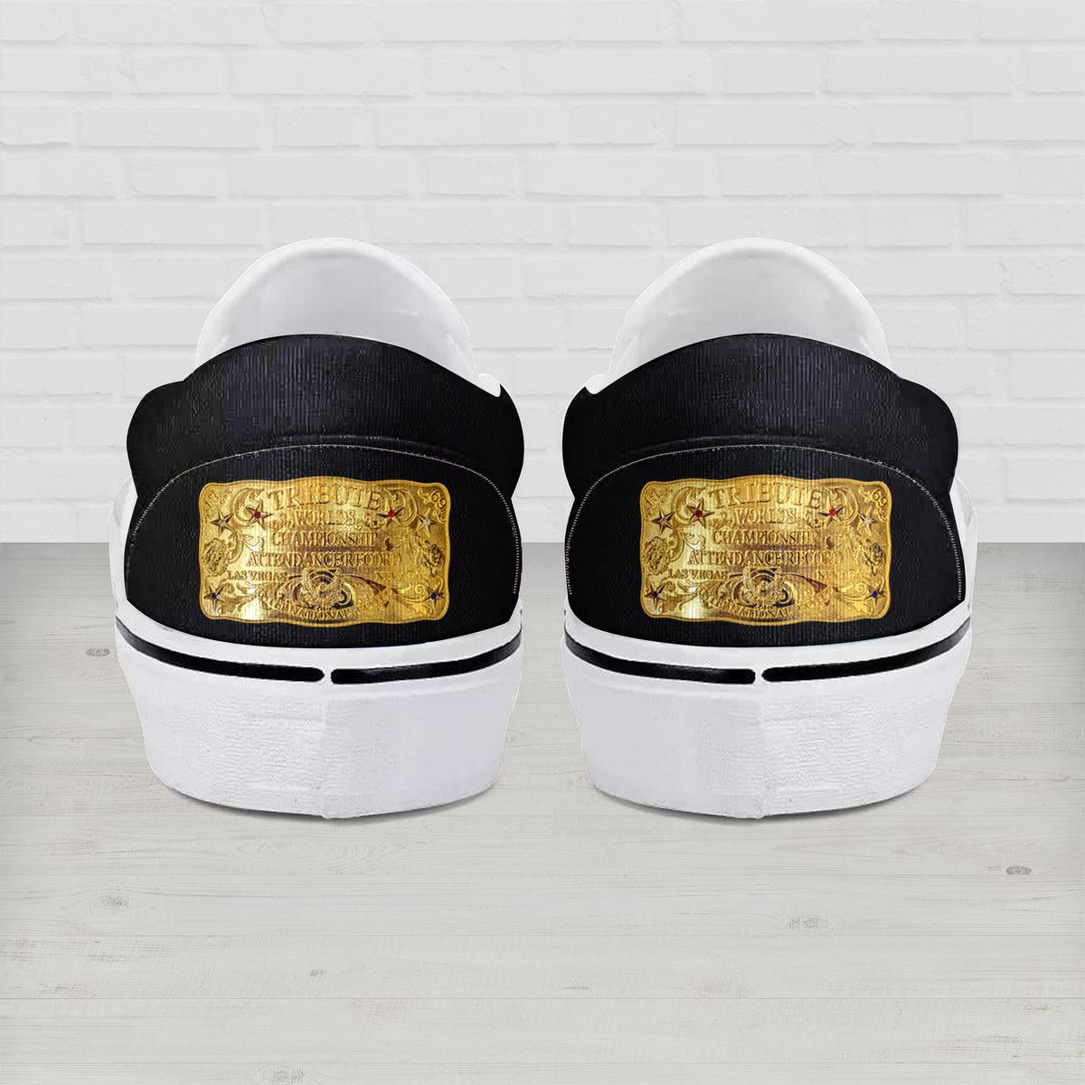 CustomsPig Elvis The Fireworks Slip On Shoes - CustomsPig.com