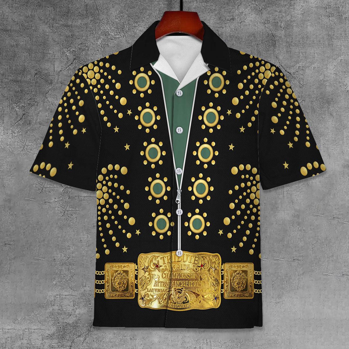 Gearhomie Elvis The Fireworks Unisex Hawaii Shirt - Gearhomie.com