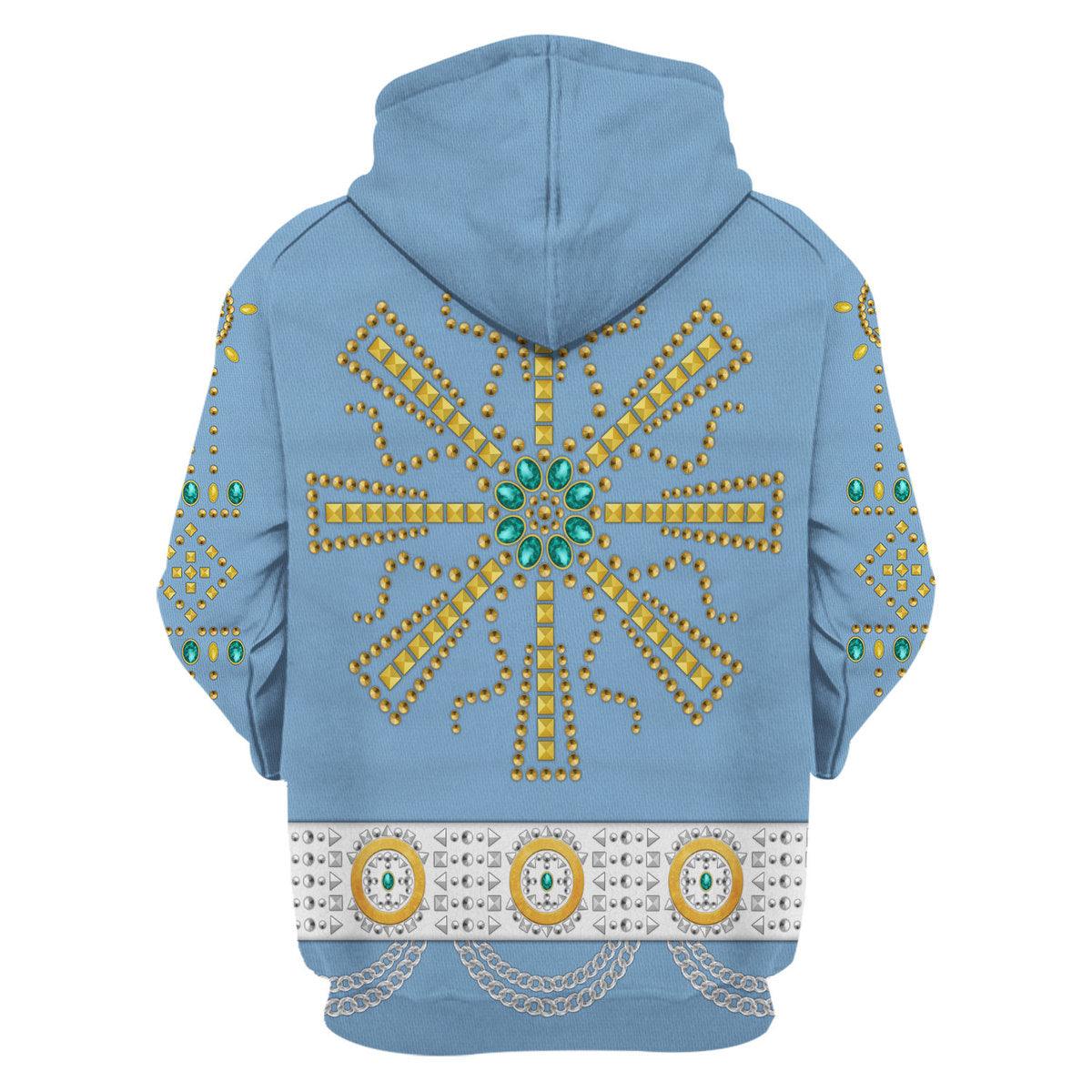 Gearhomie Elvis Tiffany Costume Hoodie Sweatshirt T-Shirt Sweatpants - Gearhomie.com