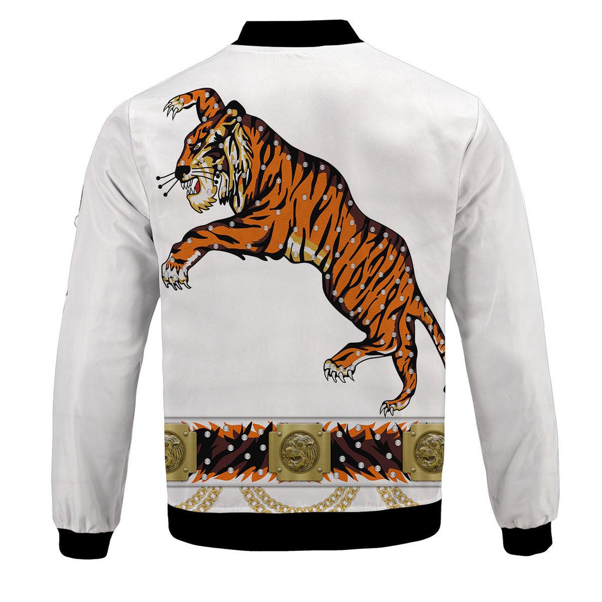 Gearhomie Elvis Tiger Bomber Jacket - Gearhomie.com
