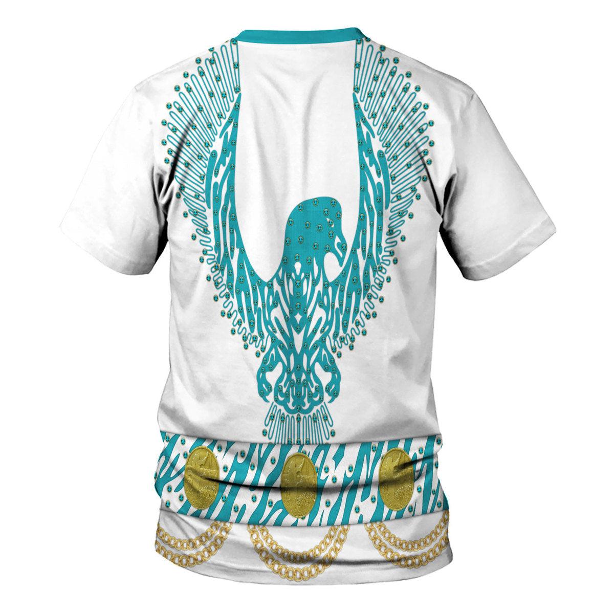 Gearhomie Elvis Turquoise Phoenix Costume Hoodie Sweatshirt T-Shirt Sweatpants - Gearhomie.com