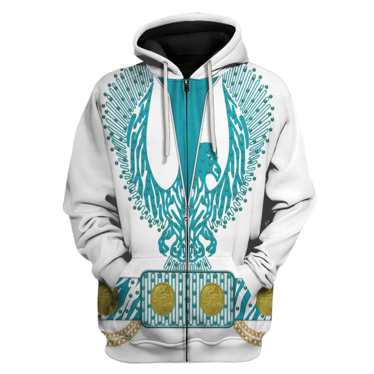 Gearhomie Elvis Turquoise Phoenix Costume Hoodie Sweatshirt T-Shirt Sweatpants - Gearhomie.com