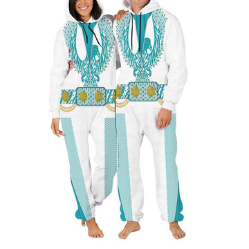 Gearhomie Elvis Turquoise Phoenix jumpsuit Costume - Gearhomie.com