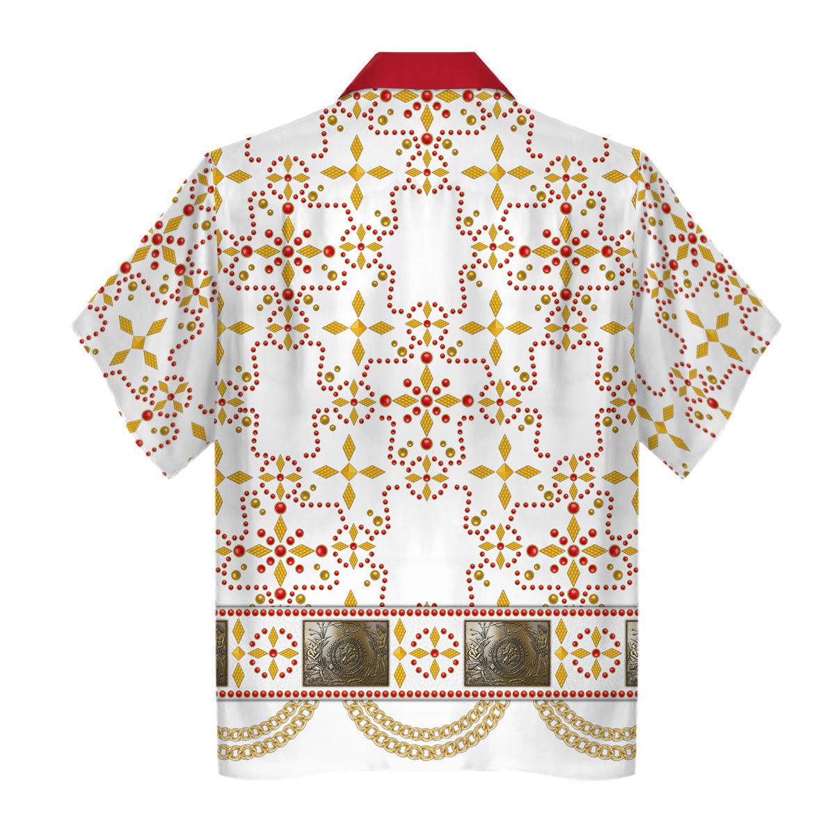 Gearhomie Elvis White Conquistador Costume Hoodie Sweatshirt T-Shirt Sweatpants - Gearhomie.com