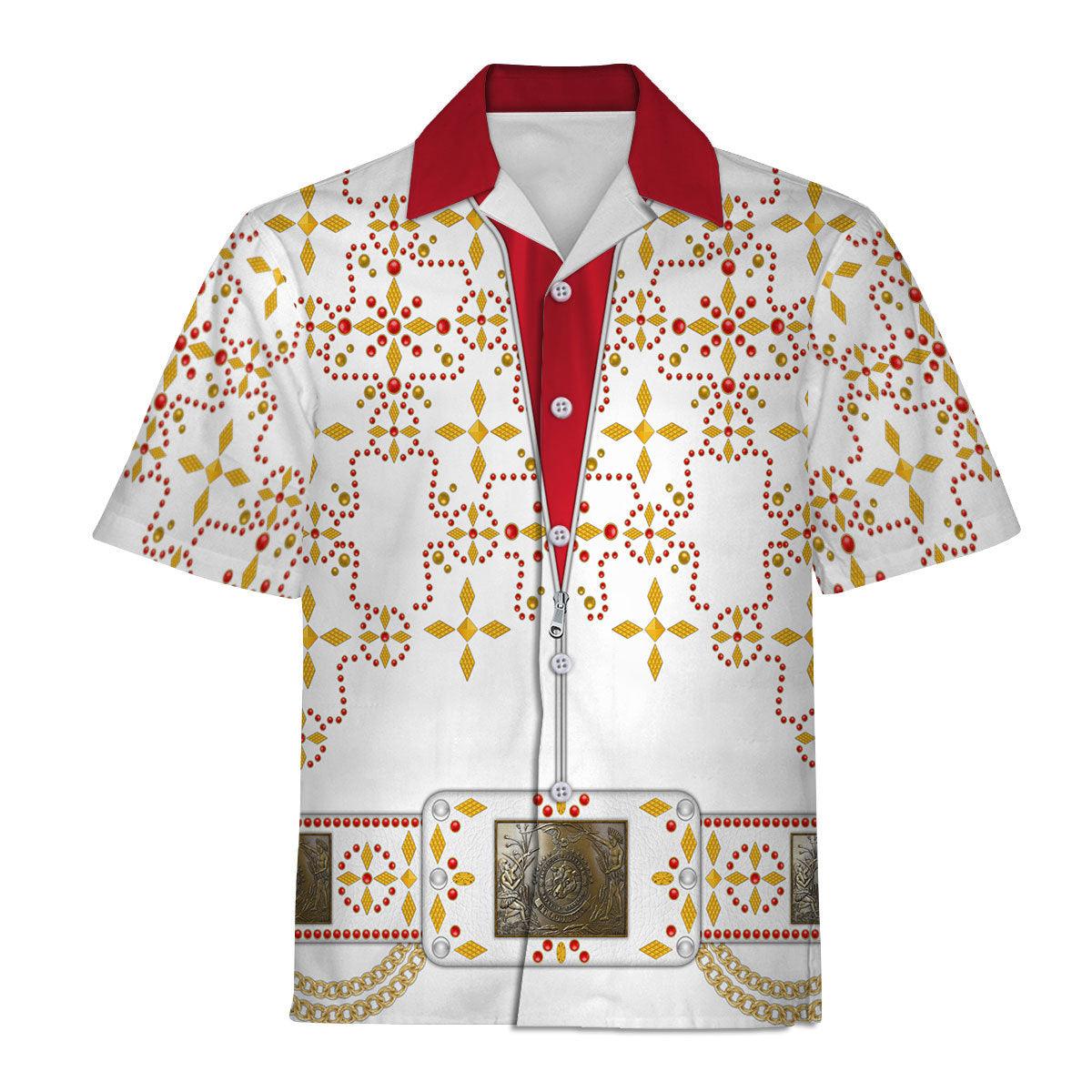 CustomsPig Elvis White Conquistador Costume Hoodie Sweatshirt T-Shirt Sweatpants - CustomsPig.com