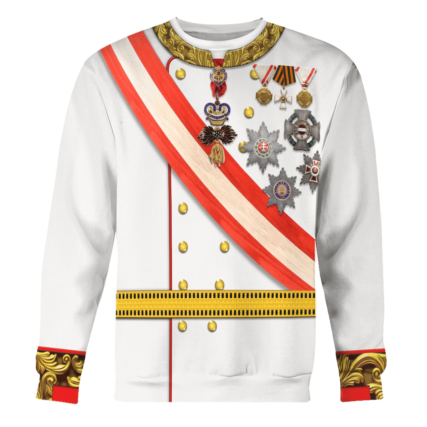  CustomsPig Emperor Franz Joseph I Costume Hoodie Sweatshirt T-Shirt Tracksuit -  CustomsPig.com