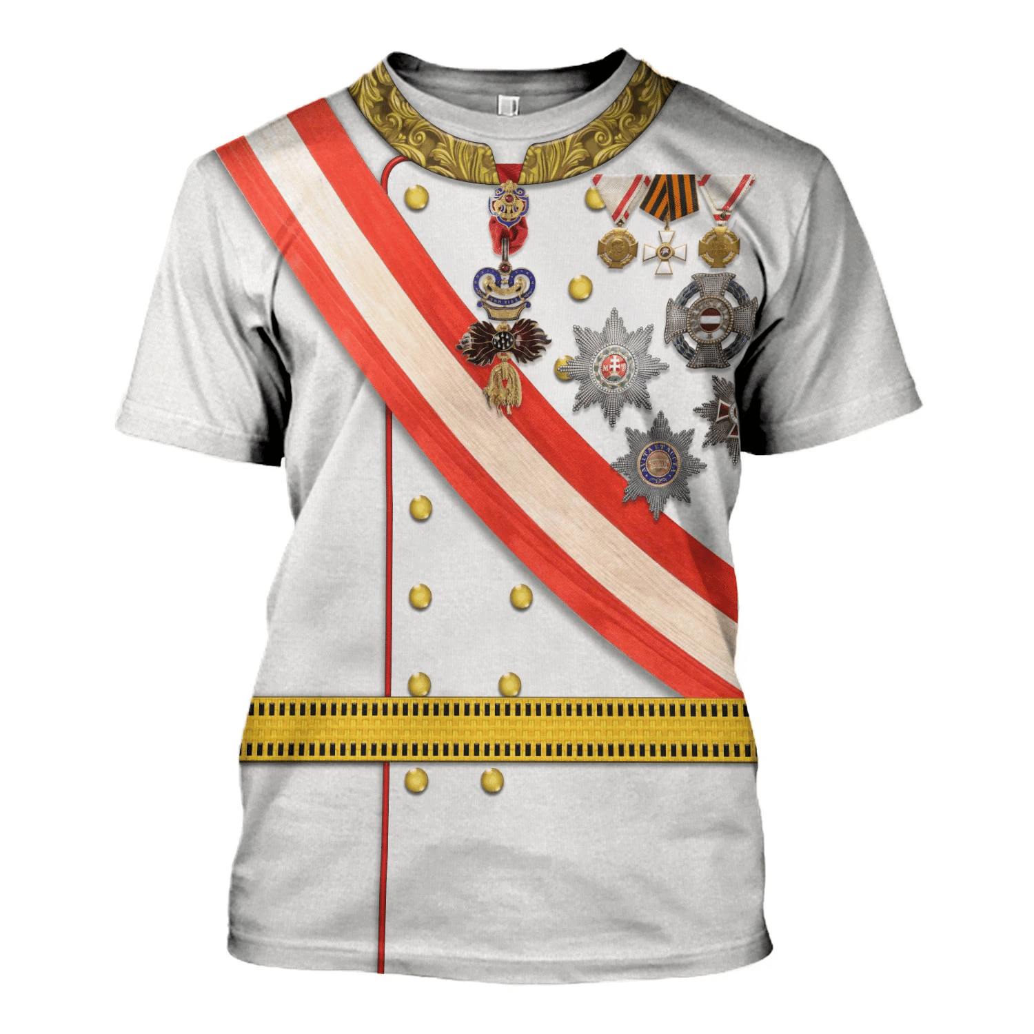 Gearhomie Emperor Franz Joseph I Costume Hoodie Sweatshirt T-Shirt Tracksuit - Gearhomie.com