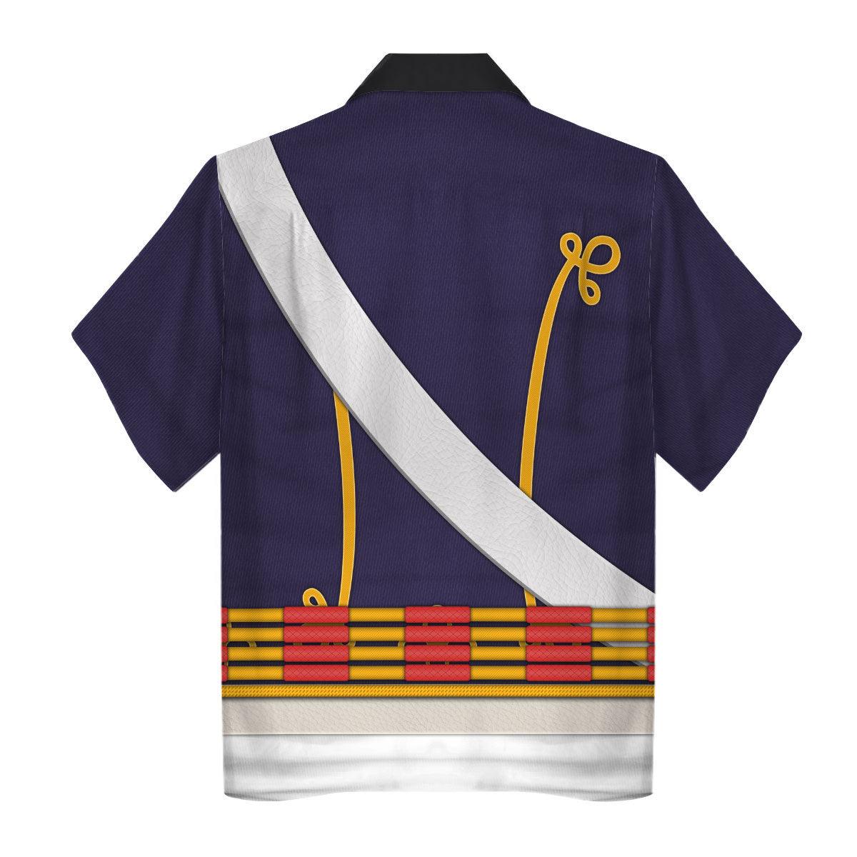 Gearhomie English Hussar-Full Dress (1806-1815) Uniform All Over Print Hoodie Sweatshirt T-Shirt Tracksuit - Gearhomie.com