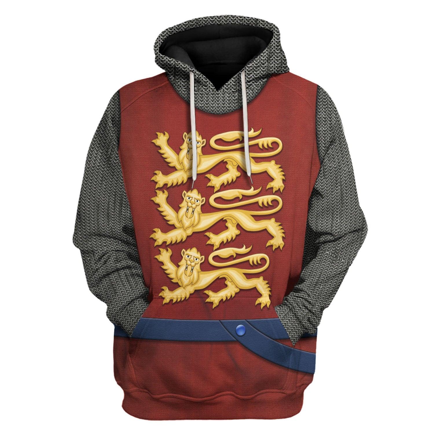 Gearhomie English Knight Costume Hoodie Sweatshirt T-Shirt Tracksuit - Gearhomie.com