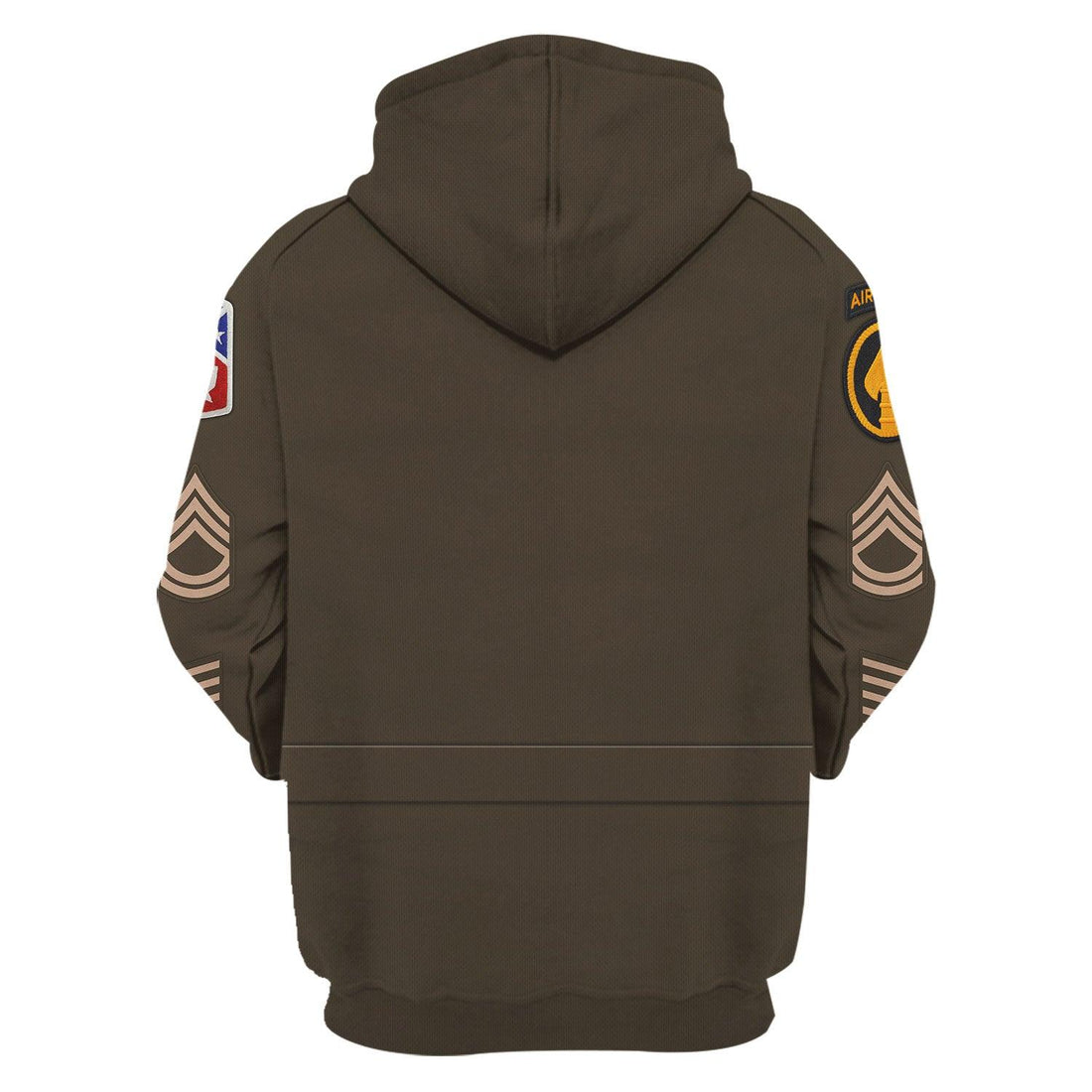 CustomsPig Enlisted Army Green Service Hoodie - CustomsPig.com