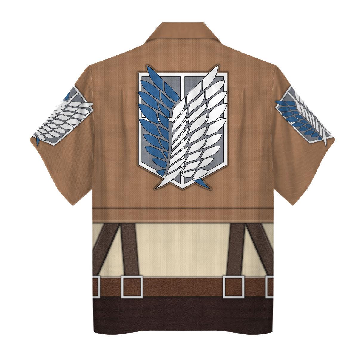 Gearhomie Eren Yeager Costume Hoodie Sweatshirt T-Shirt Sweatpants - Gearhomie.com