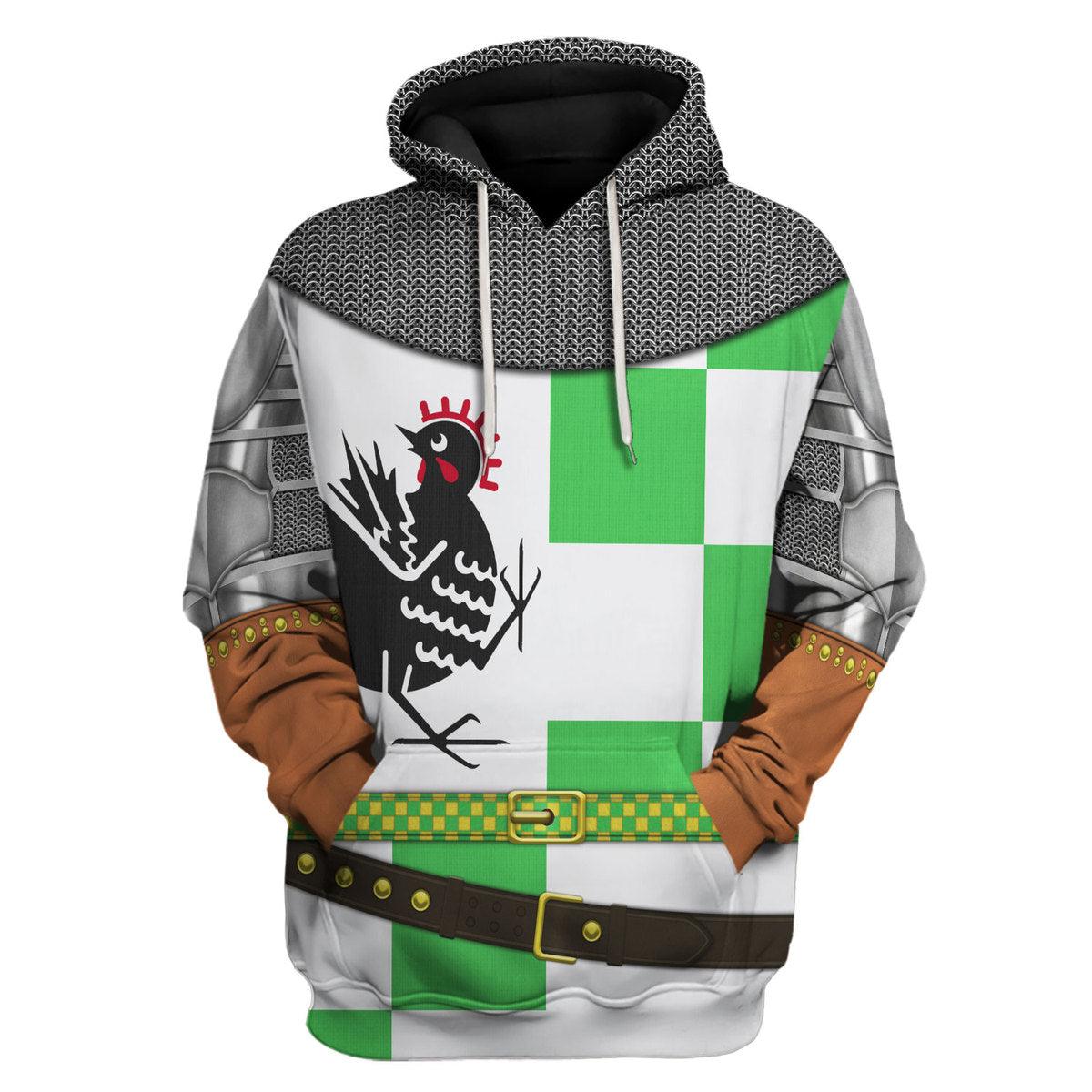 Gearhomie Eric Idle Knight Costume Hoodie Sweatshirt T-Shirt Tracksuit - Gearhomie.com