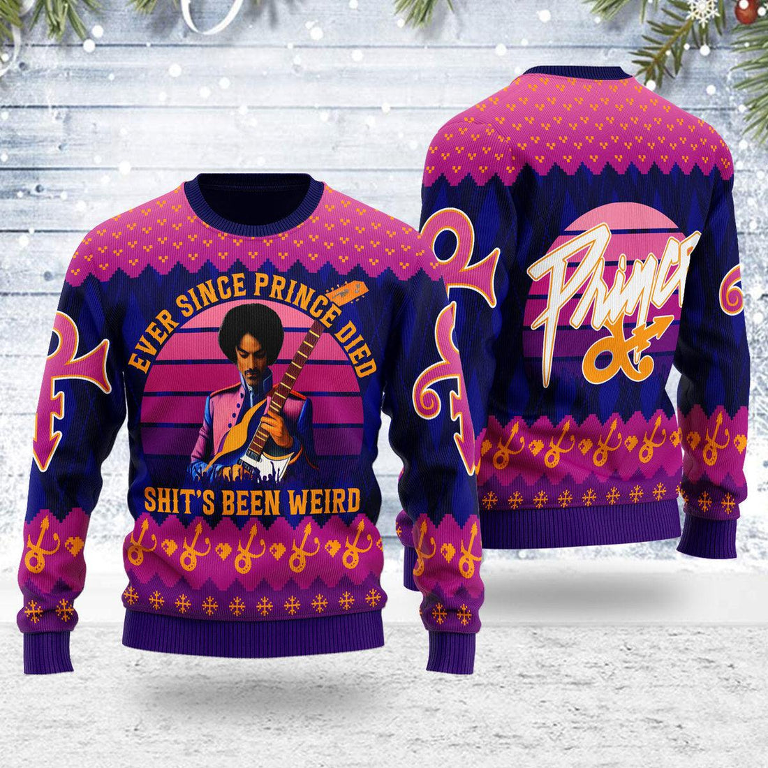 Oodiegang Ever Since is no Longer Here Christmas Ugly Sweater - Oodiegang.com