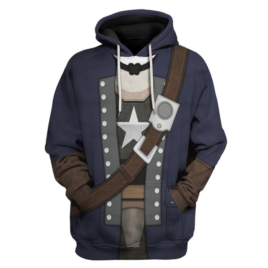 CustomsPig Fallout Minuteman Outfit Hoodie Sweatshirt T-Shirt Tracksuit - CustomsPig.com